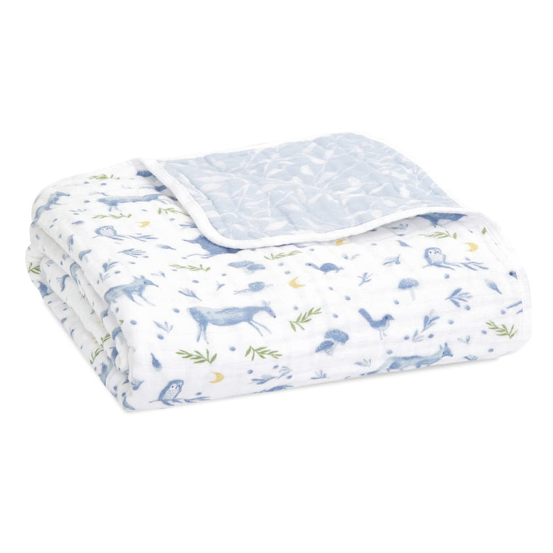 aden + anais - Organic Dream Blanket | Outdoors-Sleepy Forest - Boy