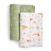 aden + anais - Swaddles |! Sage Woodland - Neutral