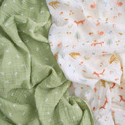 aden + anais - Swaddles |! Sage Woodland - Neutral