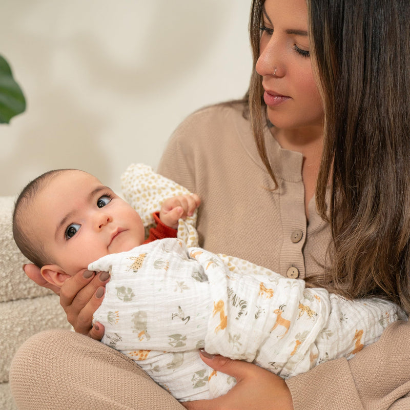 aden + anais - Swaddles |! Giraffe Safari - Neutral