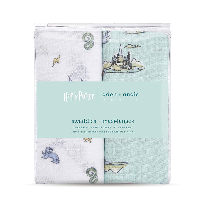 aden + anais - Swaddles | Hogwarts Essentials - Neutral