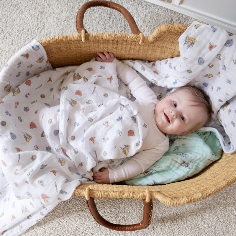 aden + anais - Swaddles | Hogwarts Essentials - Neutral