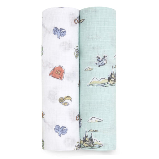 aden + anais - Swaddles | Hogwarts Essentials - Neutral