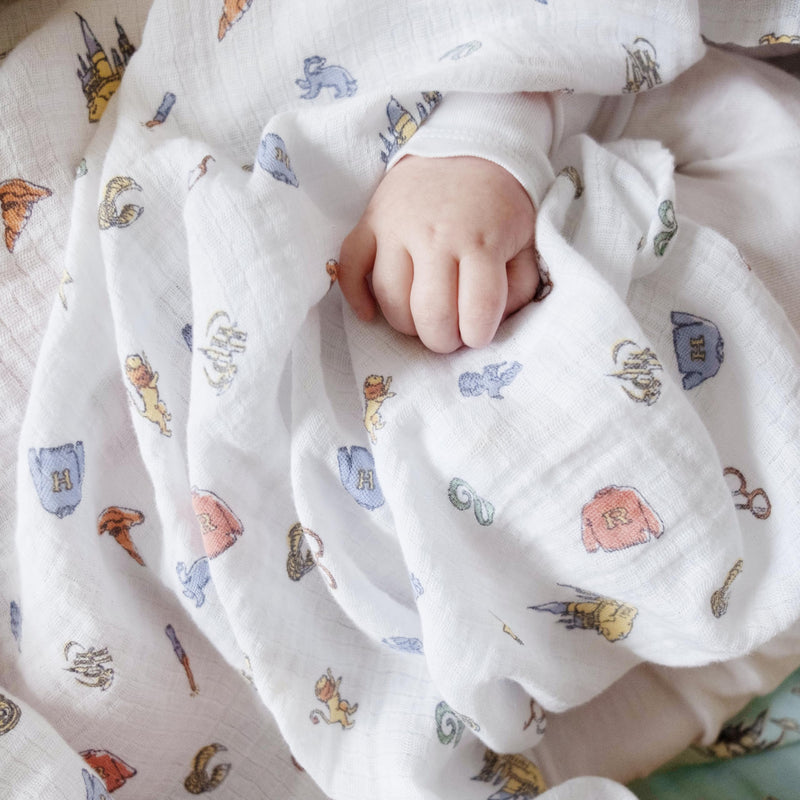 aden + anais - Swaddles | Hogwarts Essentials - Neutral