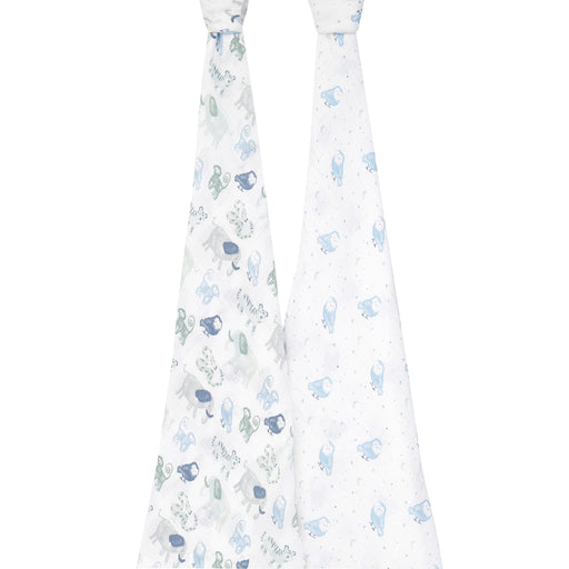 aden + anais - Swaddles | Time To Dream 2-Pack - Boy