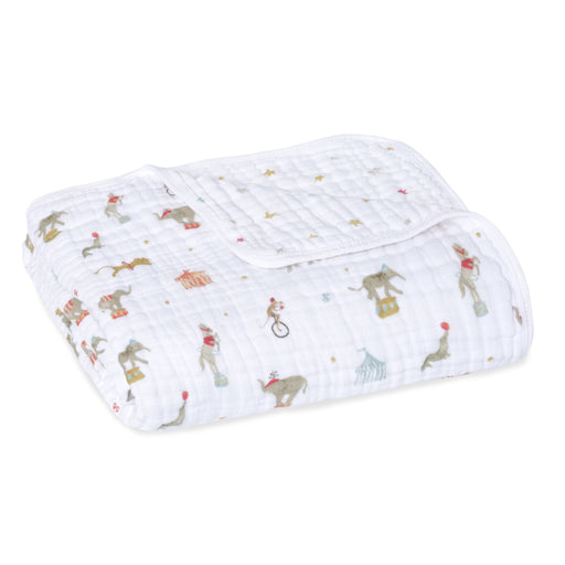 aden + anais - Muslin Blanket | Elephant Circus - Neutral