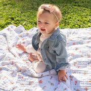 aden + anais - Muslin Blanket | Elephant Circus - Neutral