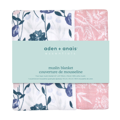 aden + anais - Muslin Blanket | Flowers Bloom - Girl