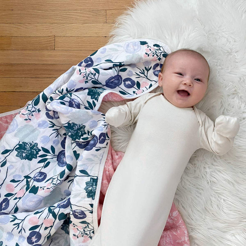 aden + anais - Muslin Blanket | Flowers Bloom - Girl