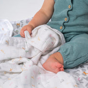 aden + anais - Muslin Blanket | Alphabet Animals - Neutral