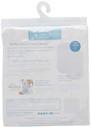 HALO - Bassinest Fitted Sheet - Cotton | White - Neutral