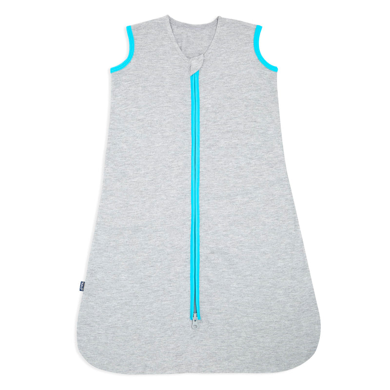 HALO - Sleepsack Wearable Blanket Ideal Temp (1.0 TOG) | Heather Grey/Aqua - Neutral - Medium