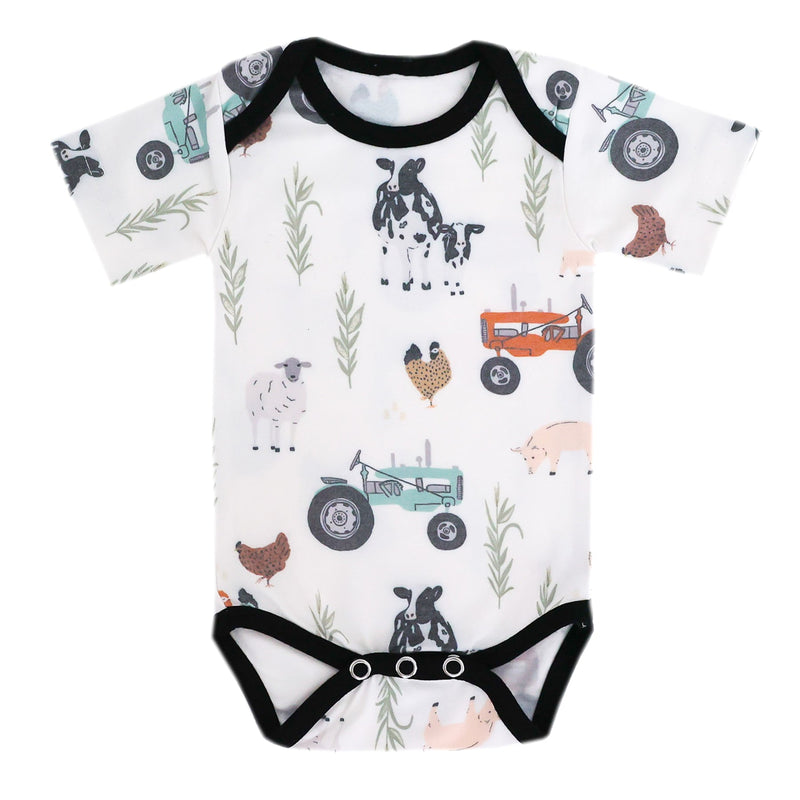 Copper Pearl - Jo Short Sleeve Bodysuit (0-3 months)