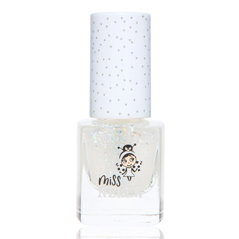 Miss Nella - Peel Off Nail Polish | Confetti Clouds - Glitter Top Coat