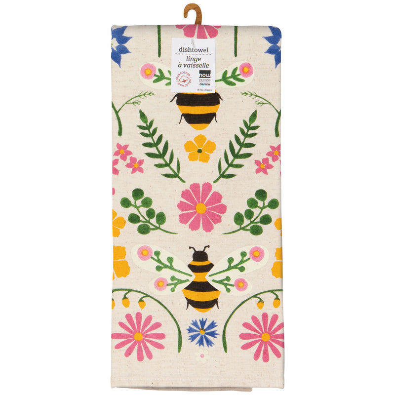 Now Designs - Kitchen Towel Prnt Bee Garden