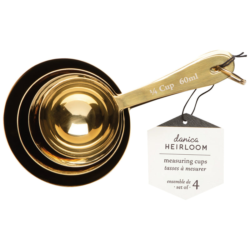 Heirloom - Set/4 Measuring Cup Gold