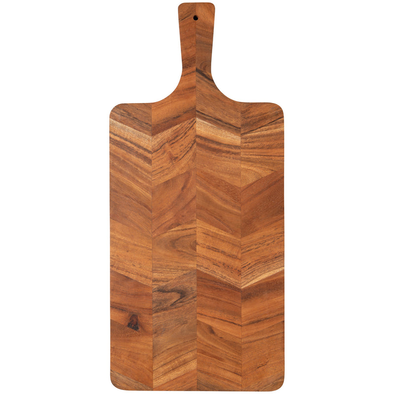 Heirloom - Serve Paddle 20inAcaciaChevron