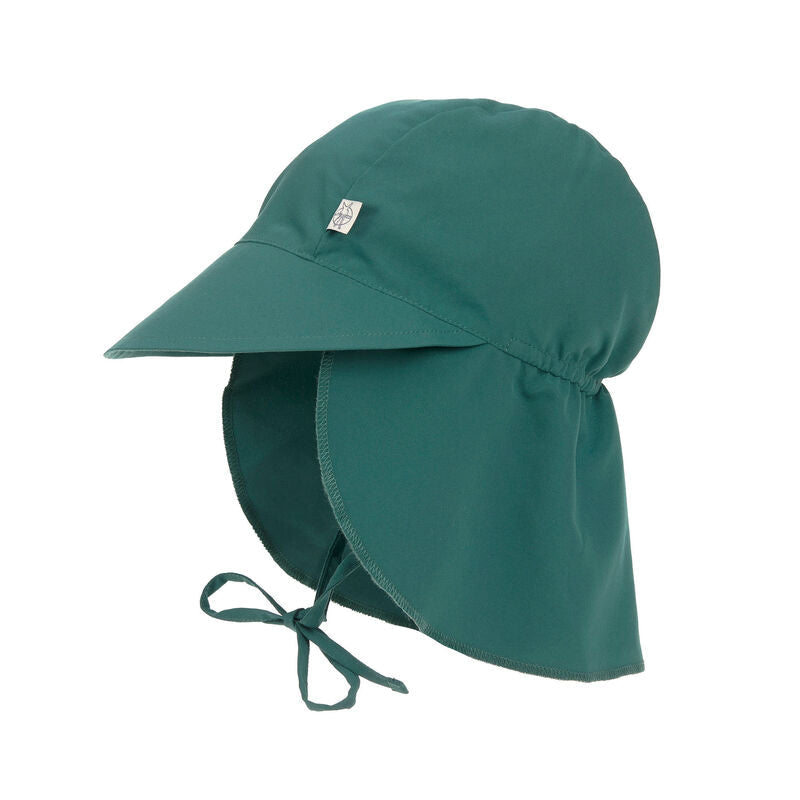 Lassig - Swimwear - Sun Protection Flap Hat - Green | 3 - 6 months