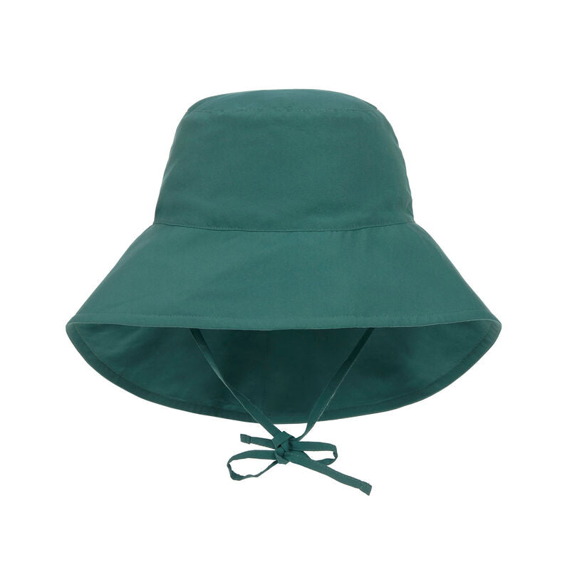 Lassig - Swimwear - Sun Protection Long Neck Hat - Green | 3 - 6 months
