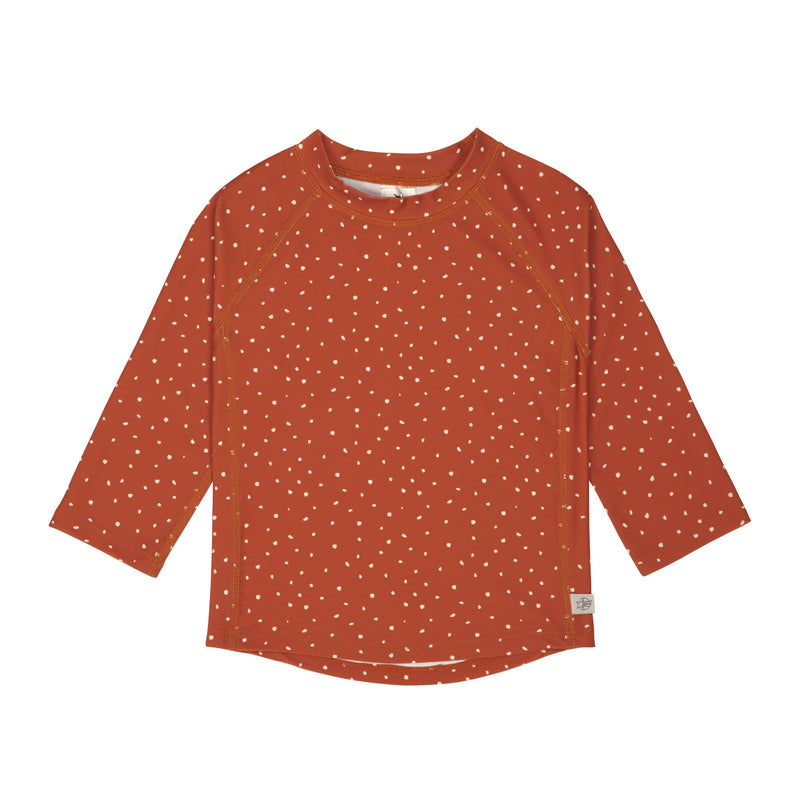 Lassig - Swimwear - Long Sleeve Rashguard - Speckles rust | 6 months