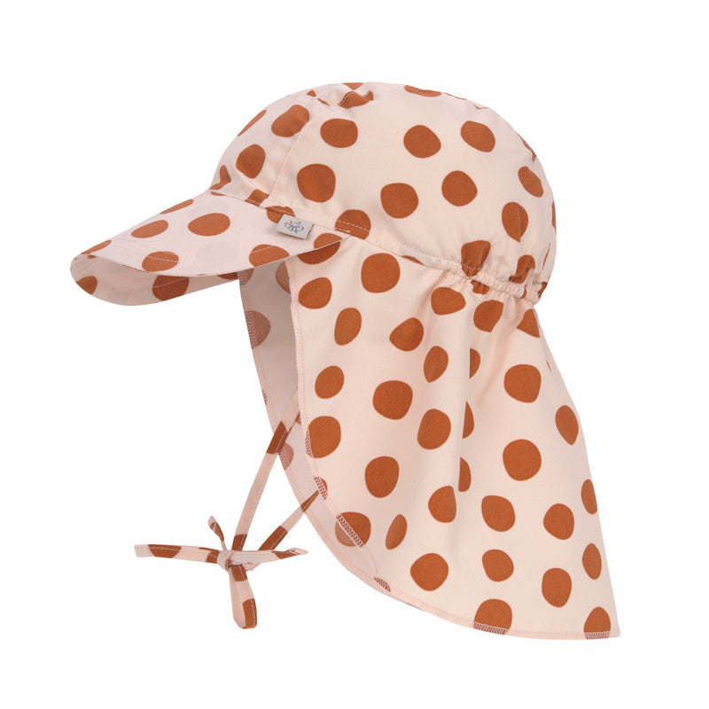 Lassig - Swimwear - Sun Protection Flap Hat - Dots powder pink | 6 months