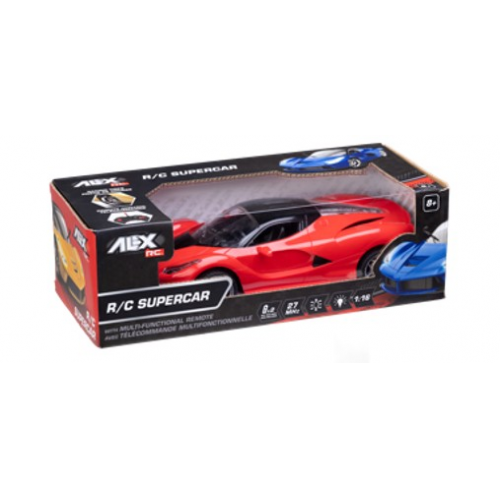ALEX - REMOTE CAR - 1:16 RC SUPERCAR ASST