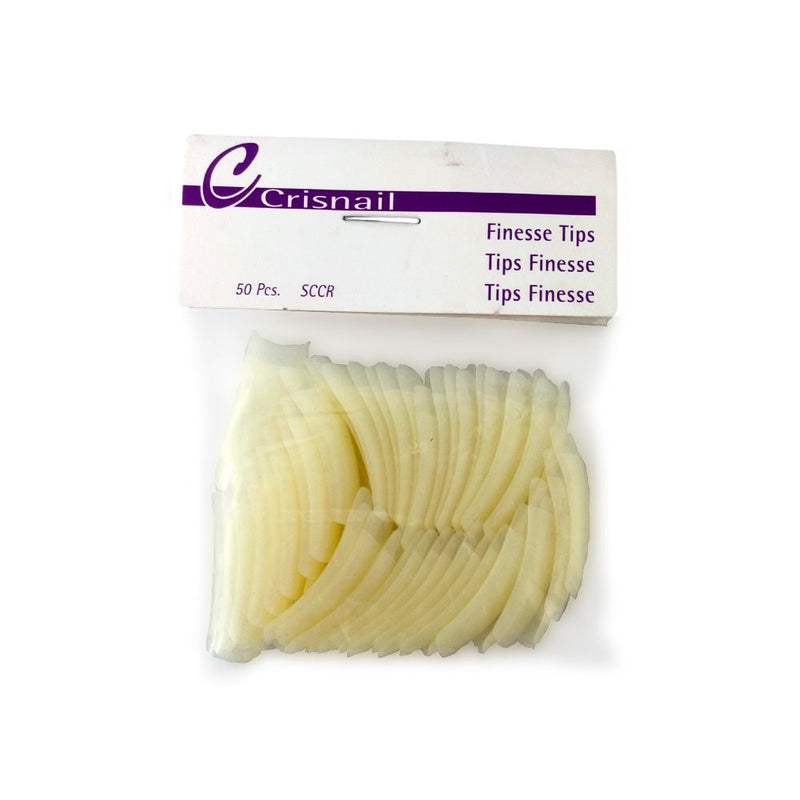 Crisnail - Tip Natural Finesse #8 (50-PACK)