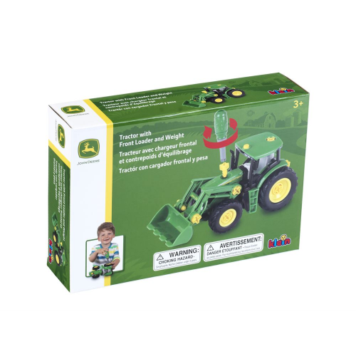 JOHN DEERE - Tractor with Front Loader and Weight