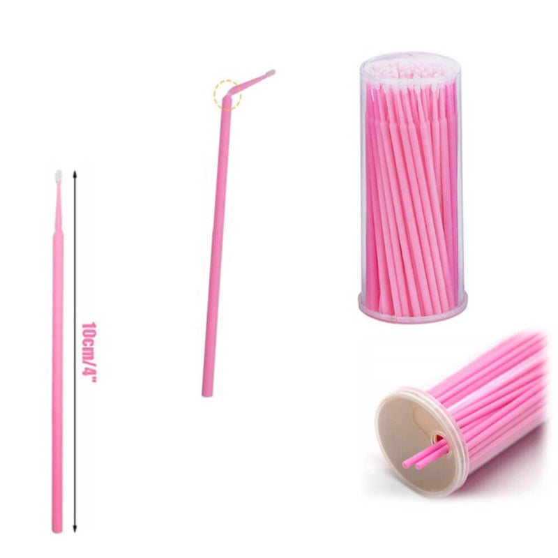 Silkline - Disposable Micro-Applicator Pink (100-PACK)