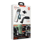Hypergear - HyperGear Car Mount 3-in-1 Kit Mag Grip Pro - Black