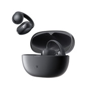 Shokz - Shokz OpenDots Air BLACK True Wireless Earbuds Clip On Nickel Titanium Ultra Lightweight Compact Comfortable Fit Balanced Sound Force Sensor Controls -  IP55 Water Resistant - 36hr Playtime