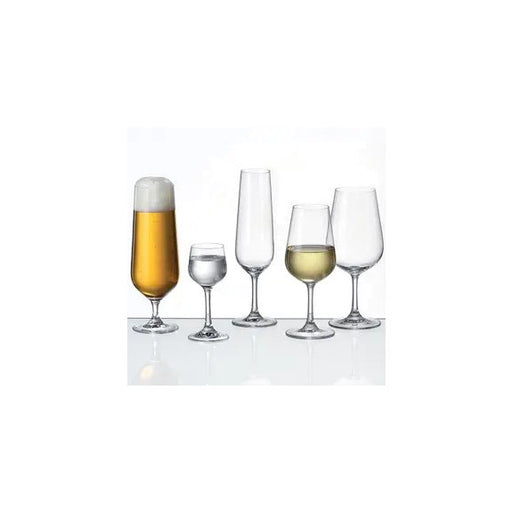 Crystalite Bohemia - Apus Stemmed Porto Glass 250 ml, Set of 6