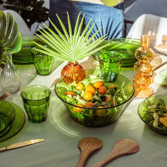 Duralex - Duralex Lys Green Salad Bowl 23 cm, Set of 6