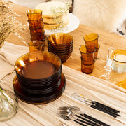 Duralex - Duralex Picardie Amber Dinner Plate 23 cm, Set of 6