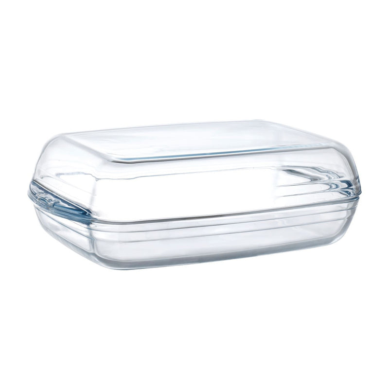 Duralex - Duralex Ovenchef Reversible Casserole Dish with Cover 35 x 22cm