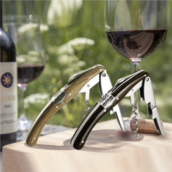 Legnoart - Merlot Grand Crue Sommelier Double Hinge Corkscrew Dark Wood
