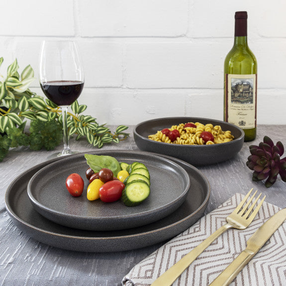 Mesa Ceramics - Mesa Ceramics Uno Granite Stoneware Pasta Bowl 22cm