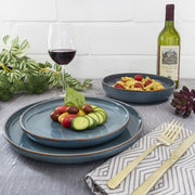 Mesa Ceramics - Mesa Ceramics Uno Natura Blue Stoneware Sauce Dish 14.5 cm