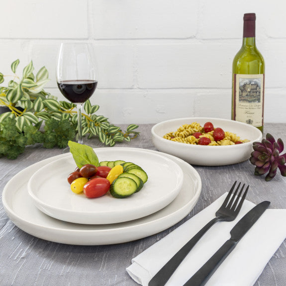 Mesa Ceramics - Mesa Ceramics Uno Natura Marble Stoneware Salad Plate 22 cm