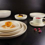 Mesa Ceramics - Mesa Ceramics Uno Marble Stoneware Espresso Cup and Saucer 75ml