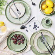 Mesa Ceramics - Mesa Ceramics Uno Speckle Green Stoneware Espresso Cup and Saucer 70ml