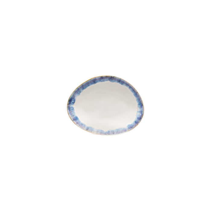Costa Nova - Brisa Ria Blue Oval Bread Plate
