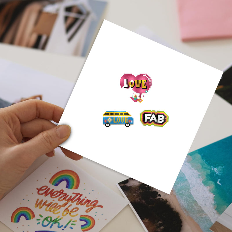 DIAMOND DOTZ - DOTZIES Stickers - Love - Limolin 