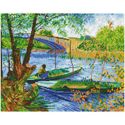 DIAMOND DOTZ - Fishing in Spring (Van Gogh) - Limolin 