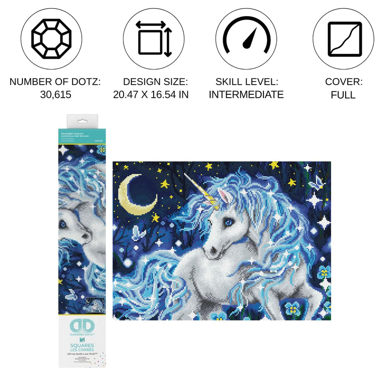 DIAMOND DOTZ - Moonlight Unicorn - Limolin 