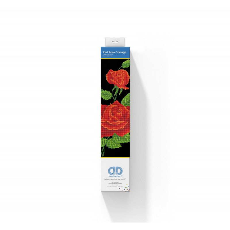 DIAMOND DOTZ - Red Rose Corsage - Limolin 