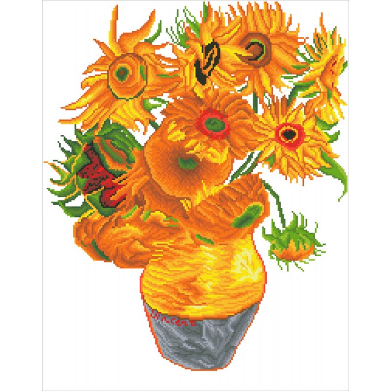 DIAMOND DOTZ - Sunflowers (Van Gogh) - Limolin 