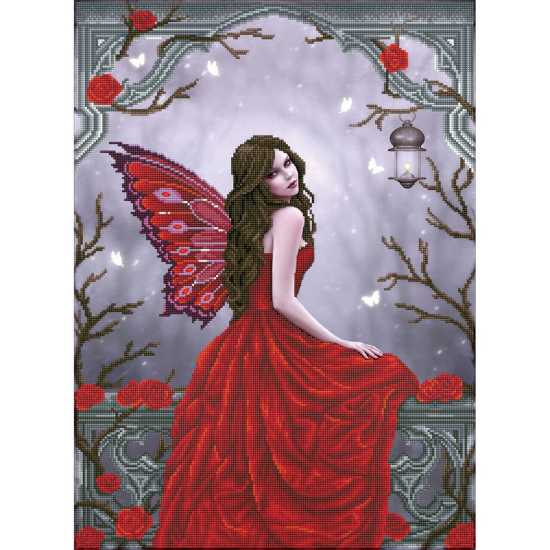 DIAMOND DOTZ - Winter rose fairy - Limolin 
