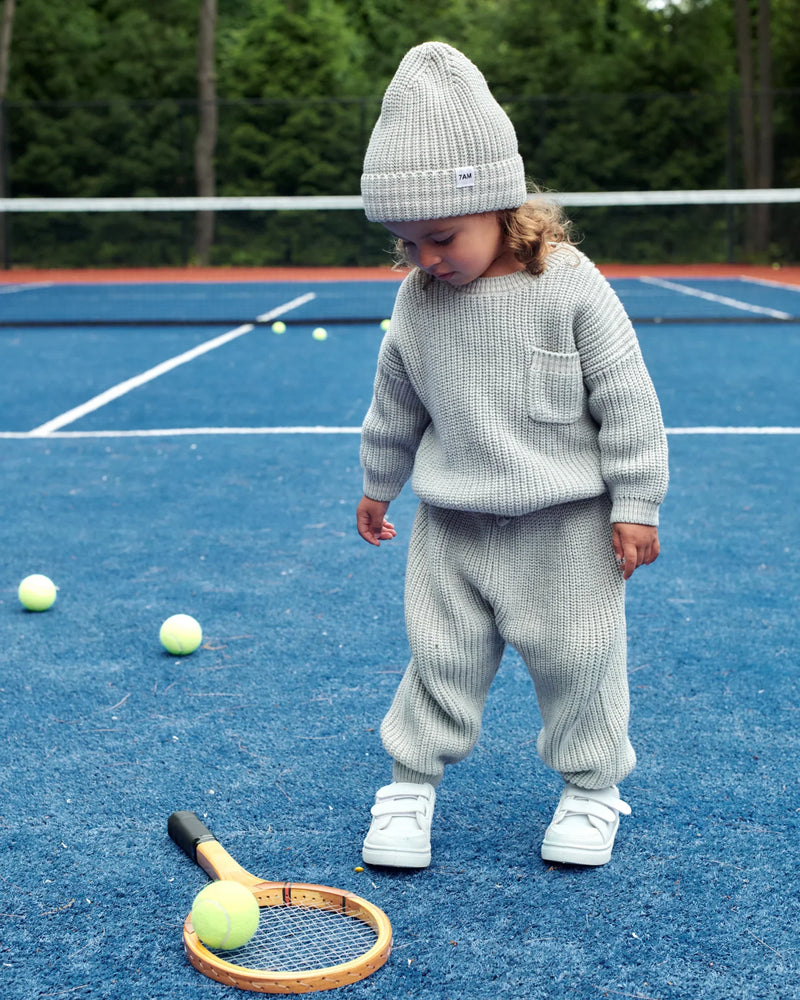 7AM - Boxy Sweater - Chunky Tennis
