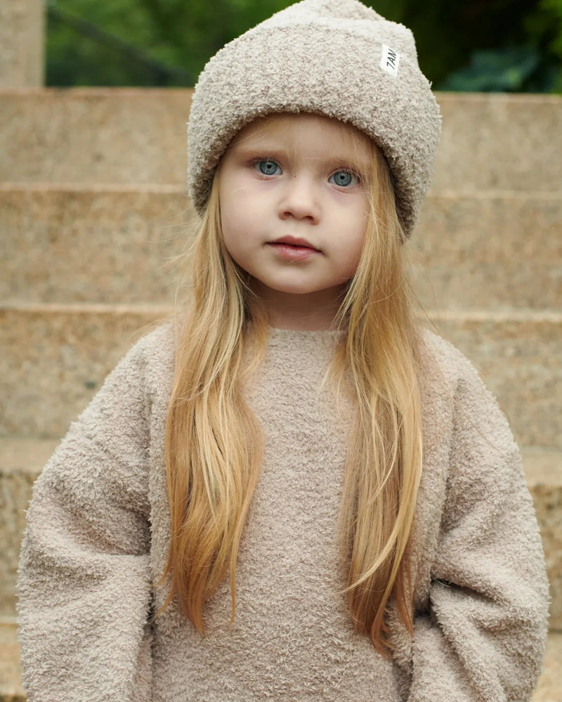 7AM - Ribbed Beanie - Fuzzy